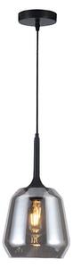 Pendul pe cablu MAEVA 1xE27/40W/230V fumuriu/negru