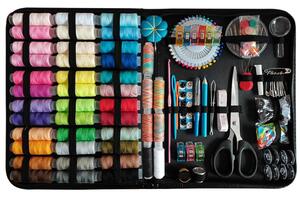 Set premium pentru cusut, 226 piese, bobine cu filet, geanta pentru transport, foarfece, fir, ace și accesorii, onuvio™