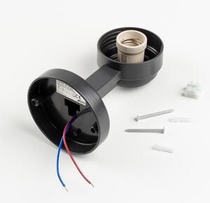 Brilagi Ven HARBOR - aplică de perete LED RGBW 1xE27/9W/230V IP33 antracit/alb