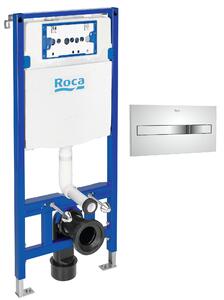 Set cadru încastrat Roca Duplo One A890070020, buton de spălare Roca PL A890196001