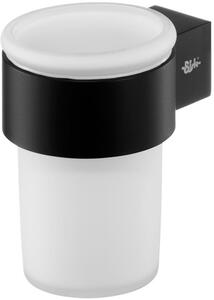 BISK Futura black cană pentru spălat dinți alb-negru 02959