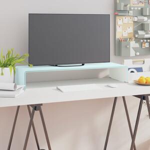 Stativ TV/Suport monitor, sticlă, verde, 80 x 30 x 13 cm