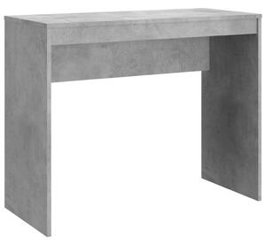 Birou, gri beton, 90x40x72 cm, lemn prelucrat