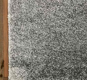 Covor Shaggy de Luxe, Model Oval 8000-90, Gri, 1900 gr mp 80 x 150