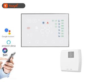 Termostat Inteligent TORWT-40 Portabil, cu WiFi+RF, ecran tactil, pentru centrale pe gaz, incalzire in pardoseala Alb