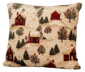 Husa cocolino pentru pernuta FARM HOUSE 45x45 cm, crem