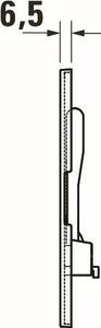 Duravit DuraSystem buton de spălare pentru WC alb WD5009011000