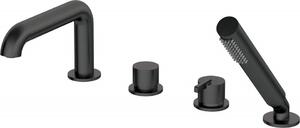SILIA Baterie cada cu 4 orificii - set de dus BQS_N14M Finisaj: negru