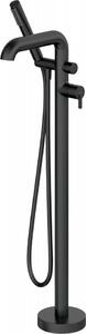 SILIA Baterie de podea cu cadru rotund - set de duș BQS_N17M Finisaj: negru