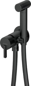 SILIA Baterie de bideu incastrata BQS_N34M Finisaj: negru