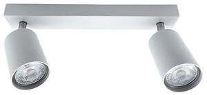 Plafoniera dubla de tavan, LED GU10, design modern, aluminiu, IP20