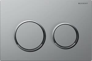 Geberit Omega20 buton de spălare pentru WC crom lucios-crom mat 115.085.JQ.1