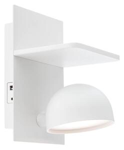 Spot LED de perete Redo 01-3491 SEIBI LED/7W/230V USB CRI 90 alb