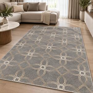 Covor Anny 33040 162, Model Living Dormitor, Bej Gri 78x150