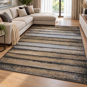 Covor Living Dormitor, Model Kolibri 11196 BG29, Gri Bej Dreptunghi, 160x230