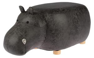 Taburet Hippo gri 64x35x29 cm