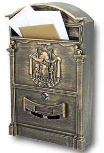 BK301 cutie poștală aurie antică Aurie antichizată