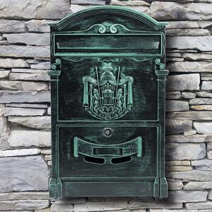 BK301cutie poștală verde antică Verde