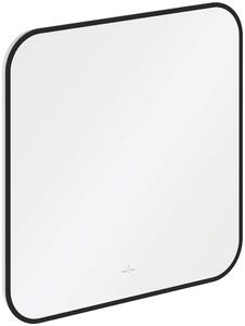 Villeroy & Boch oglindă 60x60 cm pătrat cu iluminare negru A4906000