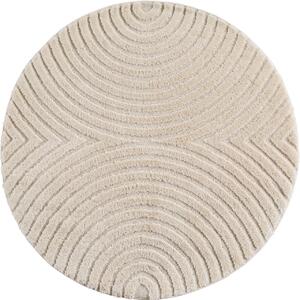 Covor Art Crem V2, Rotund, D160 cm