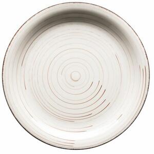 Farfurie întinsă Mäser Bel Tempo din ceramică, bej, 27 cm