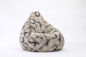 Fotoliu Nirvana Hobbit Pufrelax, Material Textil - Army Scrabble