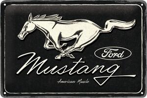 Tablou metalic decorativ Ford Mustang Horse 20x30 cm