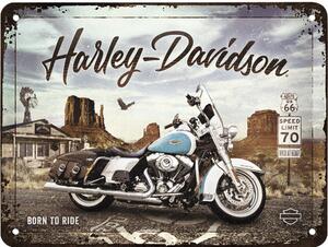 Tablou metalic decorativ Harley-Davidson R 66 15x20 cm