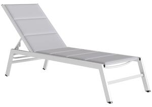 Outsunny Șezlong basculant pentru plajă | Aosom Romania