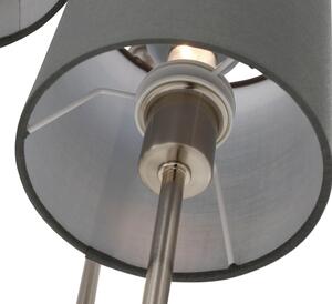 HOME AFFAIRE Lampa de podea RIVERA gri 46/44/160 cm