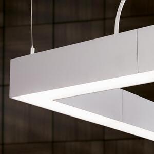 ORION Plafonieră LED Sando, set de suspendare, 30x30 cm, Metalic, Studiu / Birou, Metal