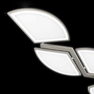 Movil plafonieră LED cu 4 segmente luminoase