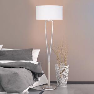 Trio Lighting Prächtige lampă de podea PARIS nichel, Gri, Camera de zi / sufragerie, Metal, Modern