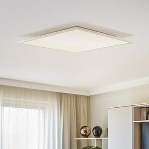 Lindby Panou LED Livel, 4000K, 62 cm x cm, argintiu, metal, Metalic, Bucătărie, Plastic, Modern