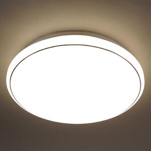JUST LIGHT. GmbH Jupiter plafonieră LED aspect cer înstelat 60 cm, reglabil, Alb, Camera de zi / sufragerie, Plastic, Modern