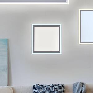 JUST LIGHT. GmbH Plafonieră LED Edging, tunable white, 31x31 cm, reglabil, Alb, Bucătărie, Plastic, Modern