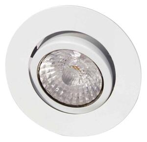 MEGAMAN Spot LED încastrat Rico, dim to warm, alb, reglabil, Alb, Hol, Metal, Modern, Corpuri de iluminat încastrate rotunde