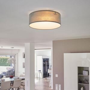 Plafonieră Plafonieră Ceiling Dream, Ø 30 cm, textil, gri