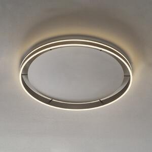 Q-Smart-Home Paul Neuhaus Q-VITO LED plafonieră cu 79cm oțel, reglabil, Metalic, Camera de zi / sufragerie, Metal, Modern