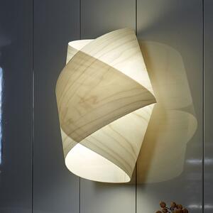 LZF LAMPS Orbit aplică de perete fildeș, reglabil, Lemn, Camera de zi / sufragerie, Lemn, Design