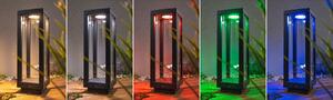 Paulmann Plug & Shine LED Lanternă clasică RGBW lampă cu soclu, reglabil, Negru, Aluminiu