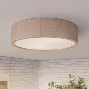 Envostar Kerio plafonieră, Ø 37 cm, pin natural