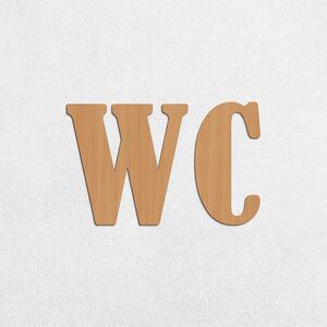 DUBLEZ | Pictogram din lemn pentru WC