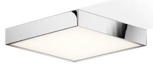 Decor Walther Cut plafonieră LED, cromată, 30x30cm, reglabil, Metalic, Baie, Metal, Modern