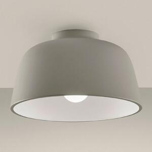 LEDS-C4 Miso plafonieră Ø 28,5 cm gri piatră, reglabil, Gri, Camera de zi / sufragerie, Metal, Design