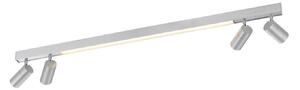 Plafonieră LED PURE Lines, 120 cm, argintiu, telecomandă