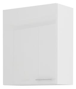 Dulap superior de bucătărie Lavera 60 G 72 1F (alb + alb lucios). 1032342