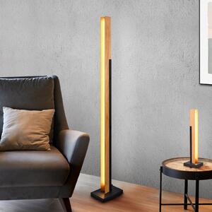 Trio Lighting Lampadar LED Kerala cu dimmer tactil, reglabil, Lemn, Camera de zi / sufragerie, Lemn, Modern
