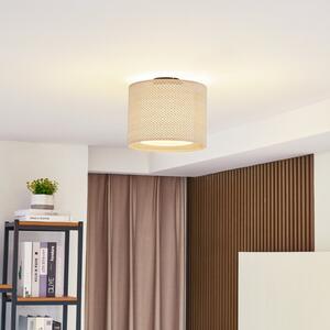 Lindby plafonieră Soula, Ø 26 cm, bej, plastic, E27
