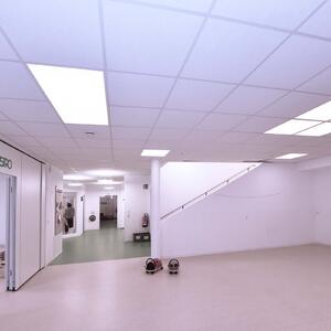 Deko-Light Panou LED Basic 119,5 x 29,5 cm 4.000 K, Alb, Studiu / Birou, Aluminiu, Modern, Plafon unghiular direct